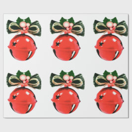 Regalo Bells, Holly Y Bows Papel De Envoltura