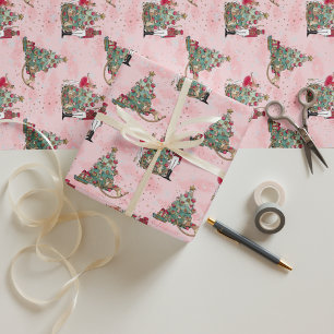 Regalo Black Nutcracker Ballerina Papel de vacaciones ros