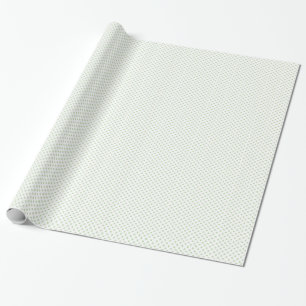 Regalo Blanco con el papel de embalaje verde claro del