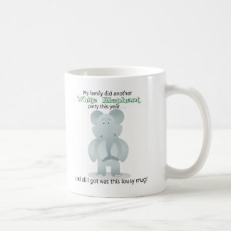 Regalo blanco de Elepant - taza de café