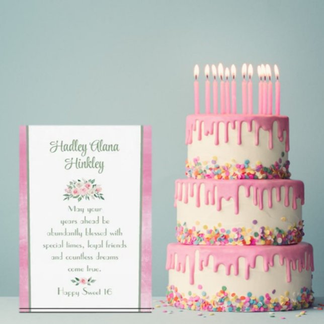 ¡Regalo! Bloque de fotos único dulce 16 (Subido por el creador)