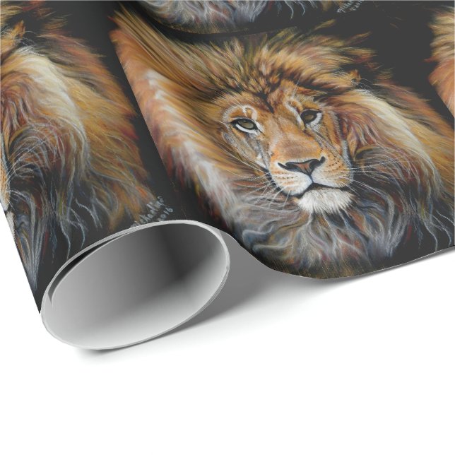 Regalo BOLD LION Papel de ajuste (Esquina del rollo)