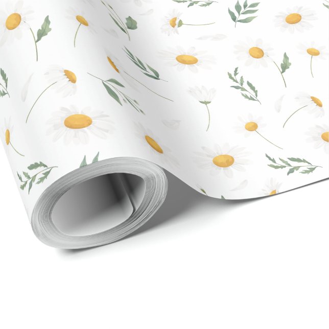 Regalo Bonito papel de envoltura floral (Esquina del rollo)