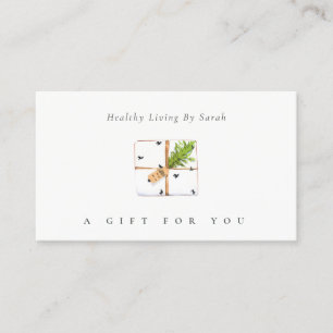 Regalo Box Pine Leafy Festive Festive Certificado