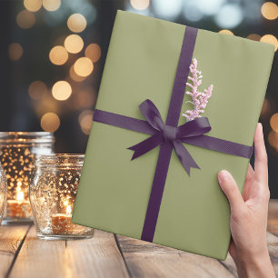 Regalo Brocha verde de madera de leafy de moda - Papel de