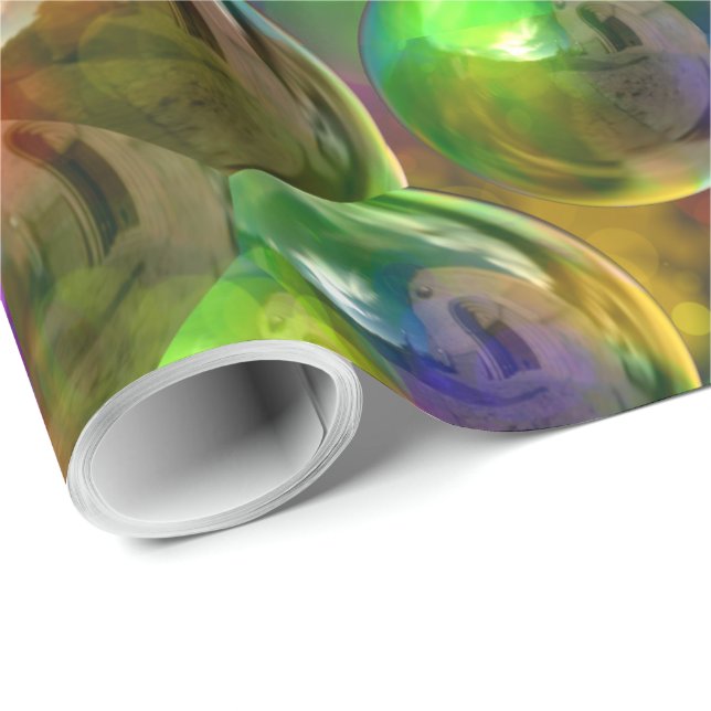 Regalo Burbujas 2 Papel de ajuste (Esquina del rollo)