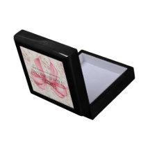 Caja de Keepsake de joyas de madera de San Valentí