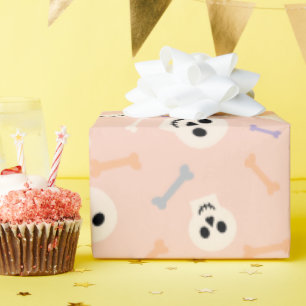 Regalo Calaveras de Halloween y papel de envolvimiento de