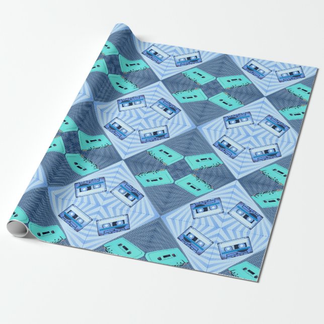 Regalo Casetes PopArt Polka Dot - Papel de envolvimiento  (Desenrollado)