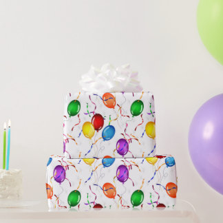 Regalo Celebración del papel de ajuste de globos