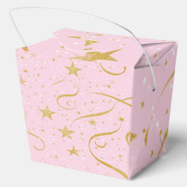 Regalo celeste - Caja de regalo de estrella rosada