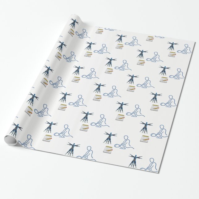 Regalo Chiropráctico de papel de envolvimiento (Desenrollado)