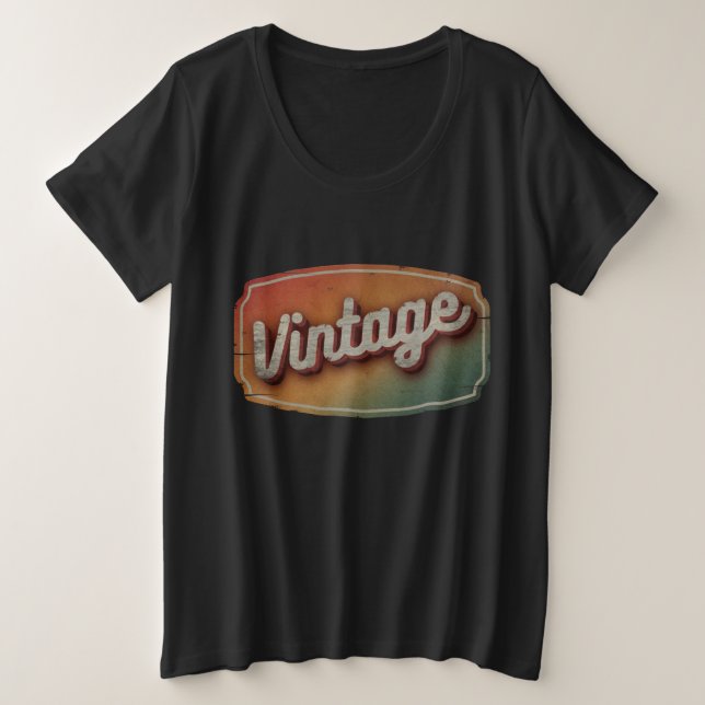 REGALO CLÁSICO DE VINTAGE RETRO (Anverso del diseño)