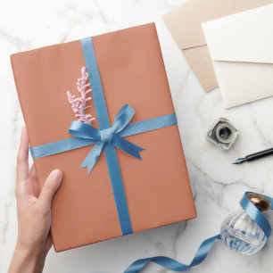 Regalo Cobre rústico de moda - Rollo de papel envuelto