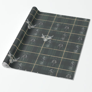 Regalo Colección escocesa 4 Papel de ajuste