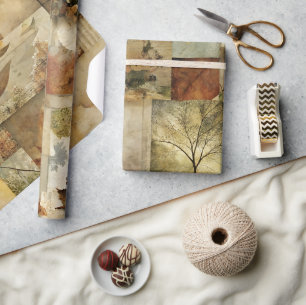 Regalo Collage de papel de otoño