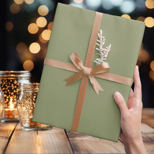 Regalo Color de tendencia - Rollo de papel de envolvimien