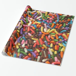 Regalo Colorido asperja el papel de embalaje