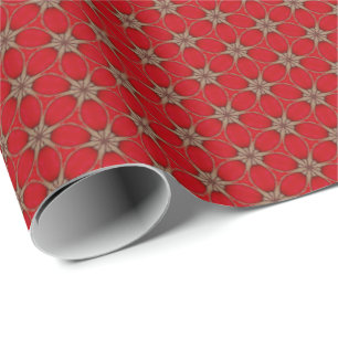 Regalo Como el papel de embalaje rojo del estampado de