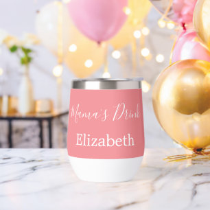 Regalo con nombre monogramado Mamá Rosa Blanco