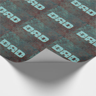 Regalo Corrosión "Cobre" papel de envoltura DAD impreso