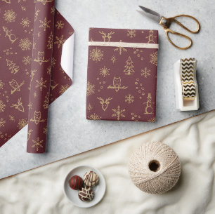 Regalo Cosas de invierno Papel de relleno - Vino + Amanec