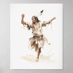 Regalo cristiano - Arte boho - Muro de acuarela de