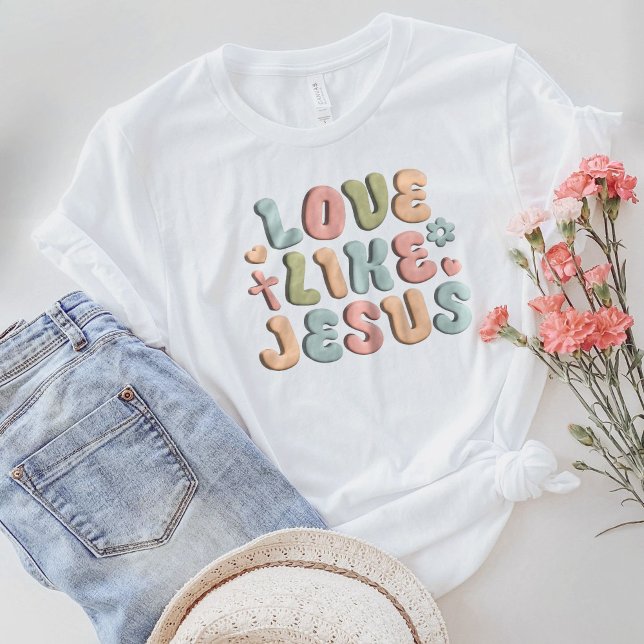 Regalo cristiano, camiseta cristiana, amor como Je (Subido por el creador)