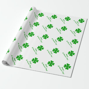 Regalo Cuatro papel de embalaje del día del St Patricks
