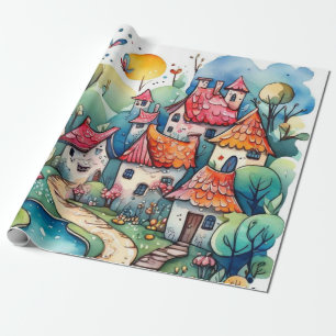 Regalo Cuentos de hadas en papel de envolvimiento de hada