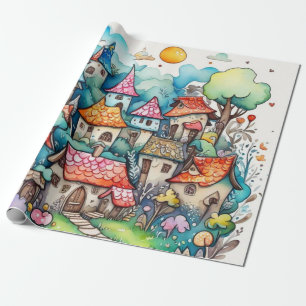 Regalo Cuentos de hadas en papel de envolvimiento de hada