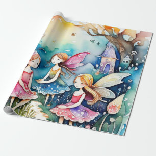 Regalo Cuentos de hadas en papel de envolvimiento de hada