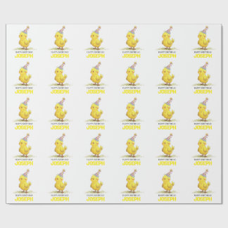 Regalo Cumpleaños del papel de envolvimiento personalizad