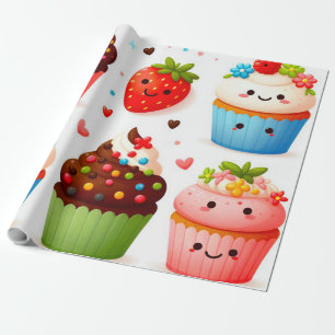 Regalo Cupcakes Papel de relleno