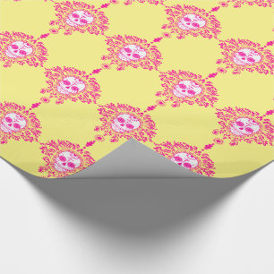 Regalo Damasco Muerto - Moda Calaveras de azúcar Papel en