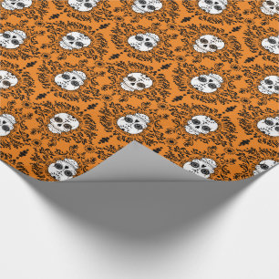 Regalo Damasco muerto - papel de embalaje elegante de los