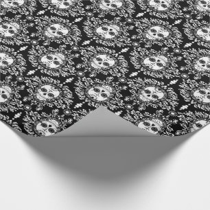 Regalo Damasco muerto - papel de embalaje elegante de los