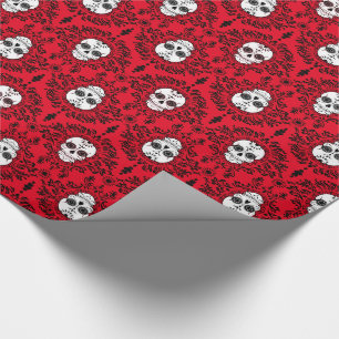 Regalo Damasco muerto - papel de embalaje elegante de los
