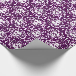 Regalo Damasco muerto - papel de embalaje elegante de los