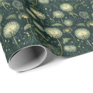 Regalo Dandelion Whispers Rollo de papel envuelto