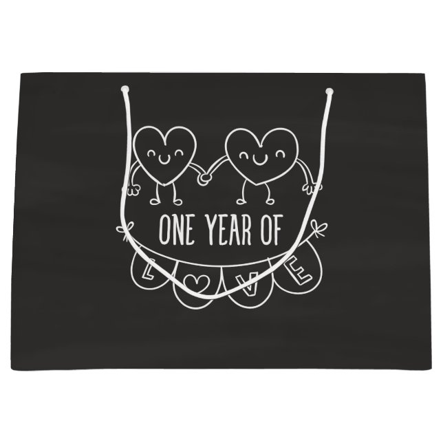 Regalo de 1er aniversario para su bolsa de regalo  (Anverso)