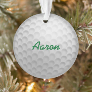 Regalo de adorno de golf personalizado