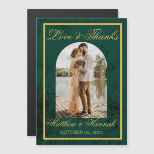 Regalo de agradecimiento de boda con foto de amor