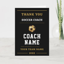 Regalo de Agradecimiento para Entrenador de Fútbol