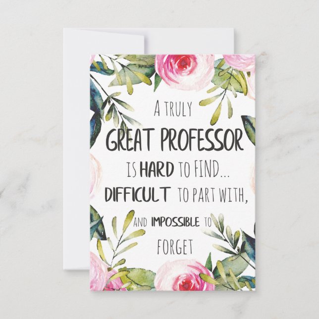 Regalo de agradecimiento para profesor Decoración  (Anverso)