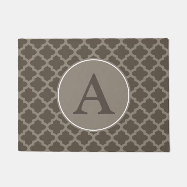 Regalo de alfombra de bienvenida de color marrón m (Anverso)