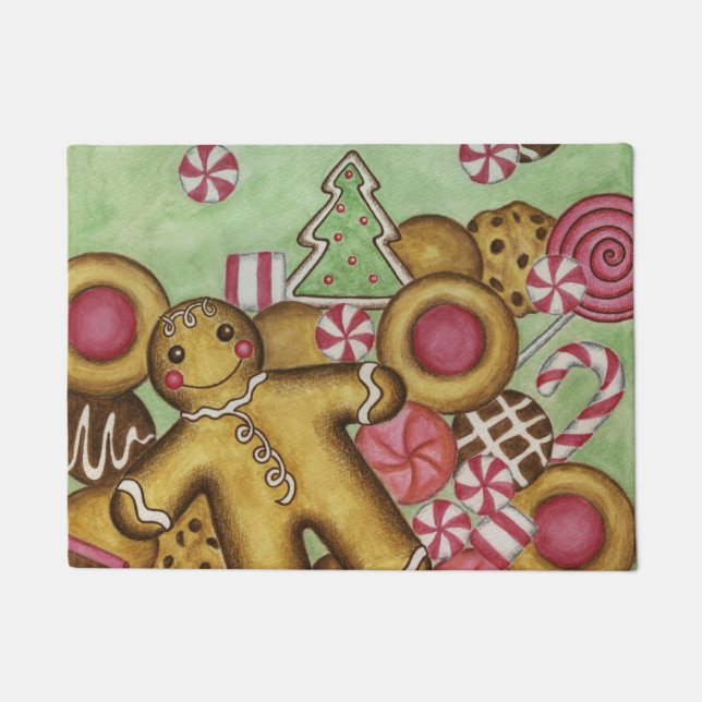 Regalo de Alfombra de Navidad para Galletas (Anverso)