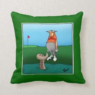Regalo de almohada con Humor de golf