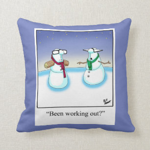 Regalo de almohada con Humor de muñeco de albañi