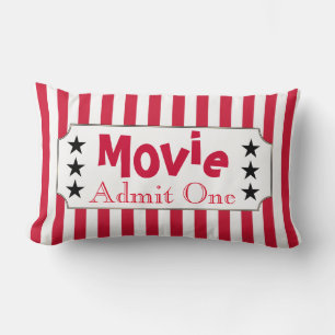 Regalo de almohada de cine en casa de boletos de c